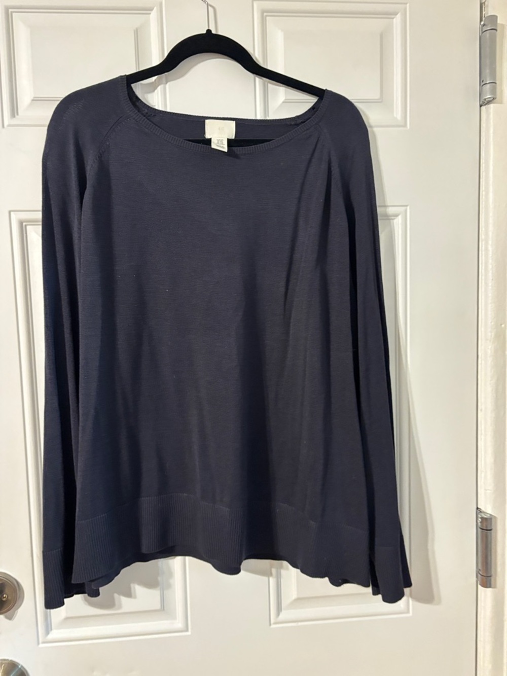 Lightweight Navy Long Sleeve Sweater